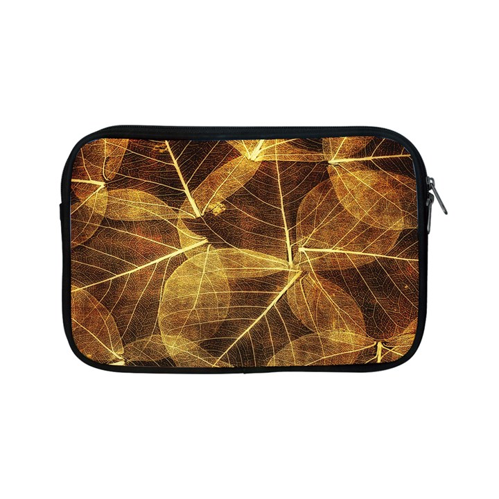 Leaves Autumn Texture Brown Apple iPad Mini Zipper Cases