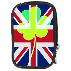 Irish British Shamrock United Kingdom Ireland Funny St  Patrick Flag Compact Camera Cases by yoursparklingshop