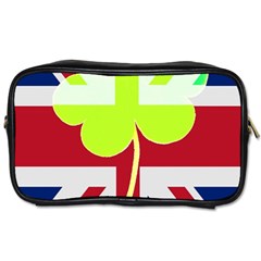 Irish British Shamrock United Kingdom Ireland Funny St  Patrick Flag Toiletries Bags by yoursparklingshop