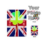 Irish British Shamrock United Kingdom Ireland Funny St. Patrick Flag Playing Cards 54 (Mini)  Front - Joker2