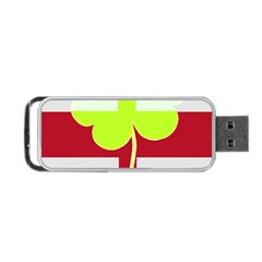 Irish British Shamrock United Kingdom Ireland Funny St  Patrick Flag Portable Usb Flash (two Sides) by yoursparklingshop