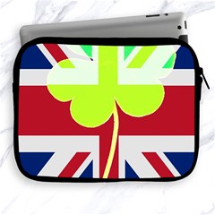 Irish British Shamrock United Kingdom Ireland Funny St  Patrick Flag Apple Ipad 2/3/4 Zipper Cases by yoursparklingshop