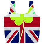 Irish British Shamrock United Kingdom Ireland Funny St. Patrick Flag Full Print Recycle Bags (L)  Front