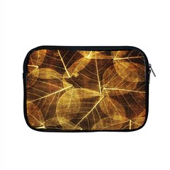 Leaves Autumn Texture Brown Apple Macbook Pro 15  Zipper Case by Amaryn4rt