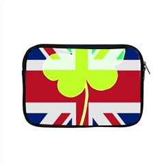 Irish British Shamrock United Kingdom Ireland Funny St  Patrick Flag Apple Macbook Pro 15  Zipper Case by yoursparklingshop