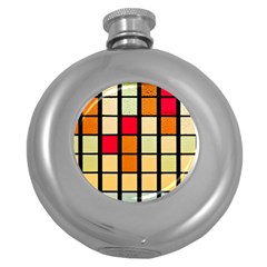 Mozaico Colors Glass Church Color Round Hip Flask (5 Oz) by Amaryn4rt