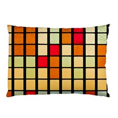 Mozaico Colors Glass Church Color Pillow Case by Amaryn4rt