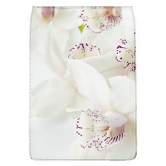 Orchids Flowers White Background Flap Covers (l) 