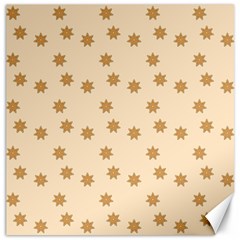 Pattern Gingerbread Star Canvas 16  X 16   by Amaryn4rt