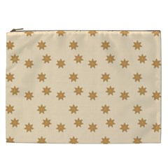 Pattern Gingerbread Star Cosmetic Bag (xxl)  by Amaryn4rt