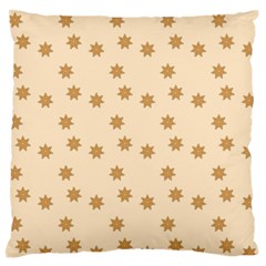 Pattern Gingerbread Star Standard Flano Cushion Case (one Side) by Amaryn4rt