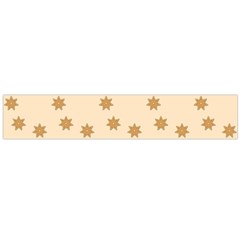 Pattern Gingerbread Star Flano Scarf (large) by Amaryn4rt