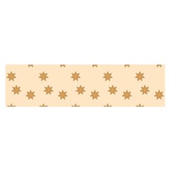 Pattern Gingerbread Star Satin Scarf (oblong) by Amaryn4rt