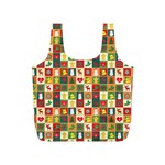 Pattern Christmas Patterns Full Print Recycle Bags (S)  Front