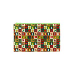 Pattern Christmas Patterns Cosmetic Bag (xs) by Amaryn4rt