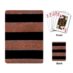 Stainless Rust Texture Background Playing Card by Amaryn4rt