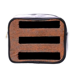 Stainless Rust Texture Background Mini Toiletries Bags by Amaryn4rt