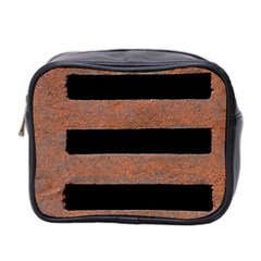 Stainless Rust Texture Background Mini Toiletries Bag 2-side by Amaryn4rt