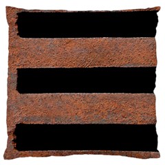 Stainless Rust Texture Background Large Cushion Case (one Side) by Amaryn4rt