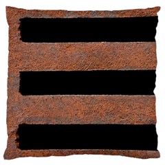 Stainless Rust Texture Background Large Flano Cushion Case (one Side) by Amaryn4rt