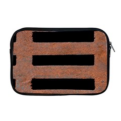 Stainless Rust Texture Background Apple Macbook Pro 17  Zipper Case by Amaryn4rt