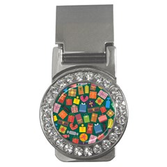 Presents Gifts Background Colorful Money Clips (cz)  by Amaryn4rt