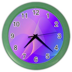 Vector Blend Screen Saver Colorful Color Wall Clocks by Amaryn4rt