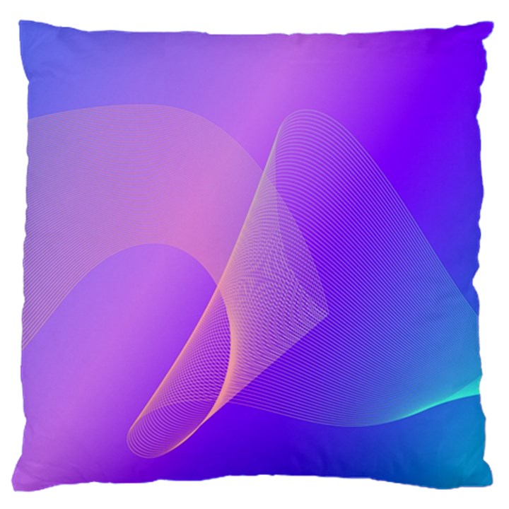 Vector Blend Screen Saver Colorful Standard Flano Cushion Case (One Side)