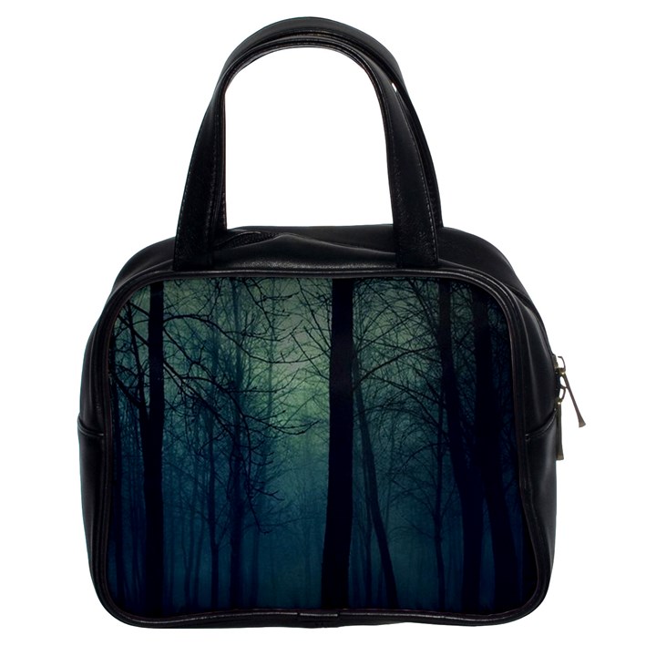 Dark night forest Classic Handbags (2 Sides)