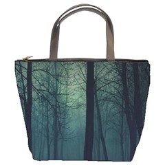 Dark Night Forest Bucket Bags by Brittlevirginclothing