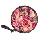 Beautiful pink roses Classic 20-CD Wallets Front