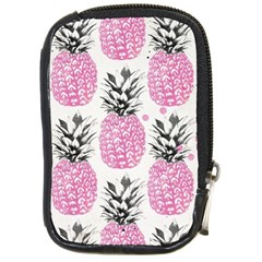 Lovely Pink Pineapple  Compact Camera Cases by Brittlevirginclothing