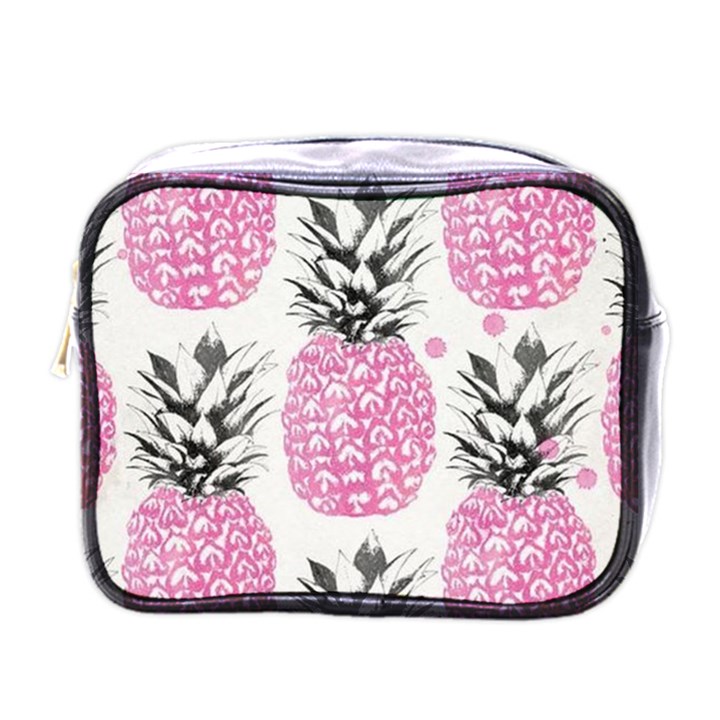 Lovely pink pineapple  Mini Toiletries Bags