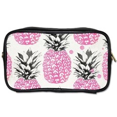 Lovely Pink Pineapple  Toiletries Bags 2-side