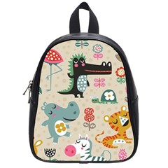 Lovely Cartoon Animals School Bags (small)  by Brittlevirginclothing