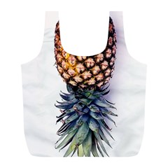 La Pina Pineapple Full Print Recycle Bags (l)  by Brittlevirginclothing