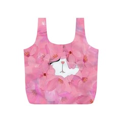 Gorgeous Pink Flowers  Full Print Recycle Bags (s)  by Brittlevirginclothing