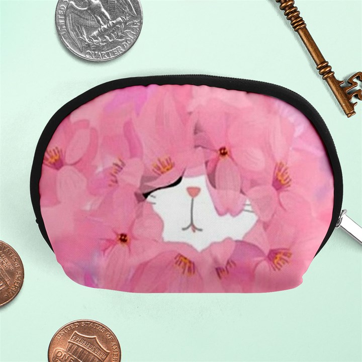 Gorgeous pink flowers  Accessory Pouches (Medium) 