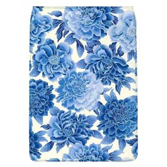 Blue Toned Flowers Flap Covers (l)  by Brittlevirginclothing