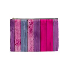 Pink Colored Wood Cosmetic Bag (medium)  by Brittlevirginclothing