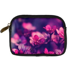 Blurry Violet Flowers Digital Camera Cases by Brittlevirginclothing