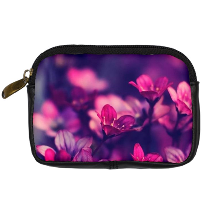 Blurry violet flowers Digital Camera Cases