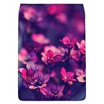 Blurry violet flowers Flap Covers (L)  Front