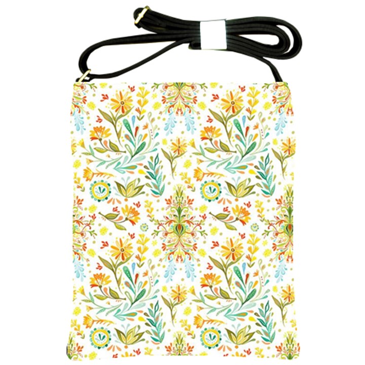 Cute small colorful flower  Shoulder Sling Bags