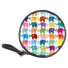 Lovely Colorful Mini Elephant Classic 20-cd Wallets by Brittlevirginclothing