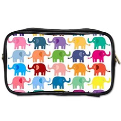 Lovely Colorful Mini Elephant Toiletries Bags by Brittlevirginclothing