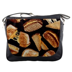 Delicious Snacks  Messenger Bags by Brittlevirginclothing