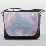 Colorful pastel crystal Messenger Bags Front