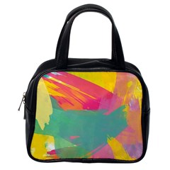 Colorful Paint Brush  Classic Handbags (one Side) by Brittlevirginclothing