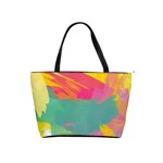 Colorful Paint brush  Shoulder Handbags Front